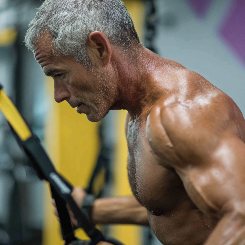 Futurystyczny interfejs fitness